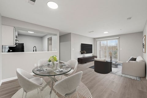 Kitchen with appliances at 2000 Oasis  Apartments, Atlanta, 30316
