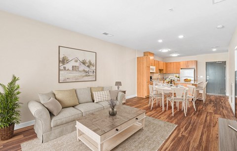 Dining room at Briar Park 55+ Apartments, Atlanta